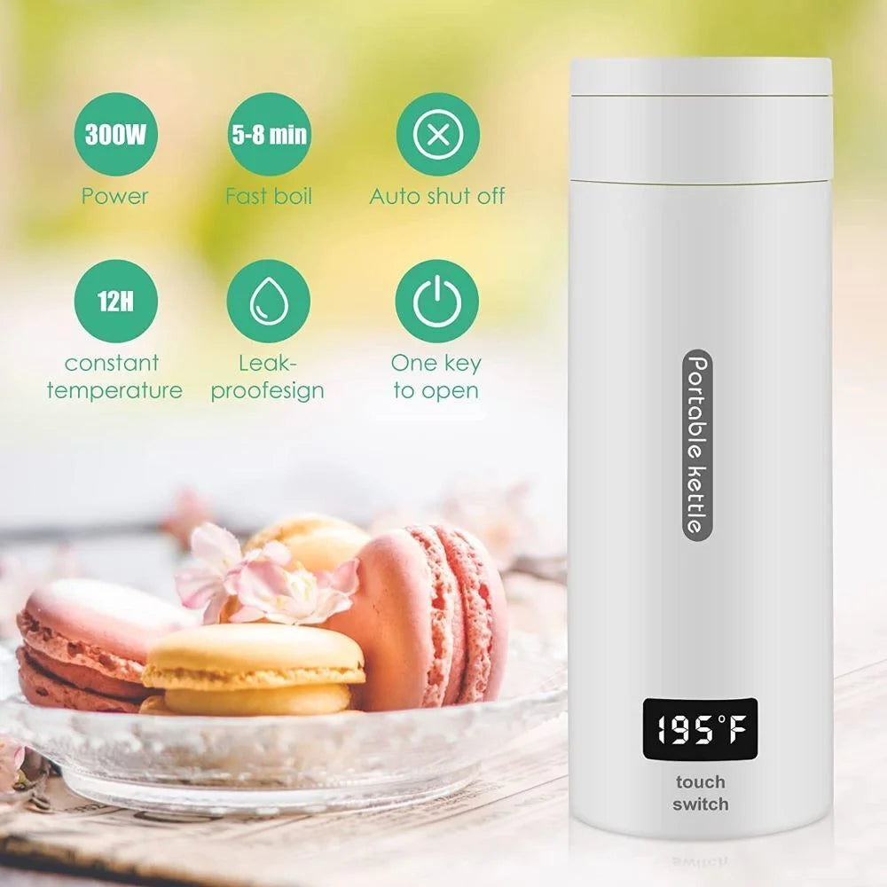 Electric Kettle 380ml Portable Thermal Cup L13764