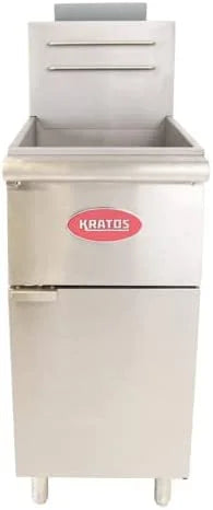 Commercial Gas Floor Fryer 40 lb. Capacity Natural Gas Z865760