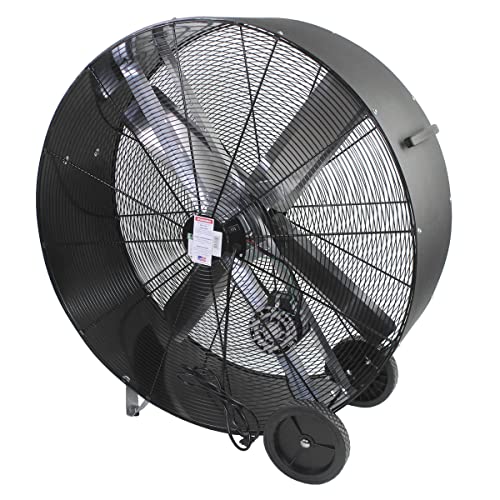 42" High Velocity Industrial Belt Drive Barrel Fan C297