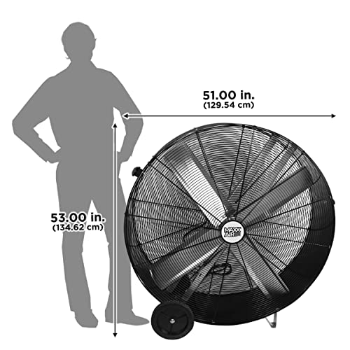 42" High Velocity Industrial Belt Drive Barrel Fan C297