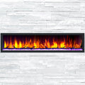 82.50 Inch Electric Wall Fireplace O357