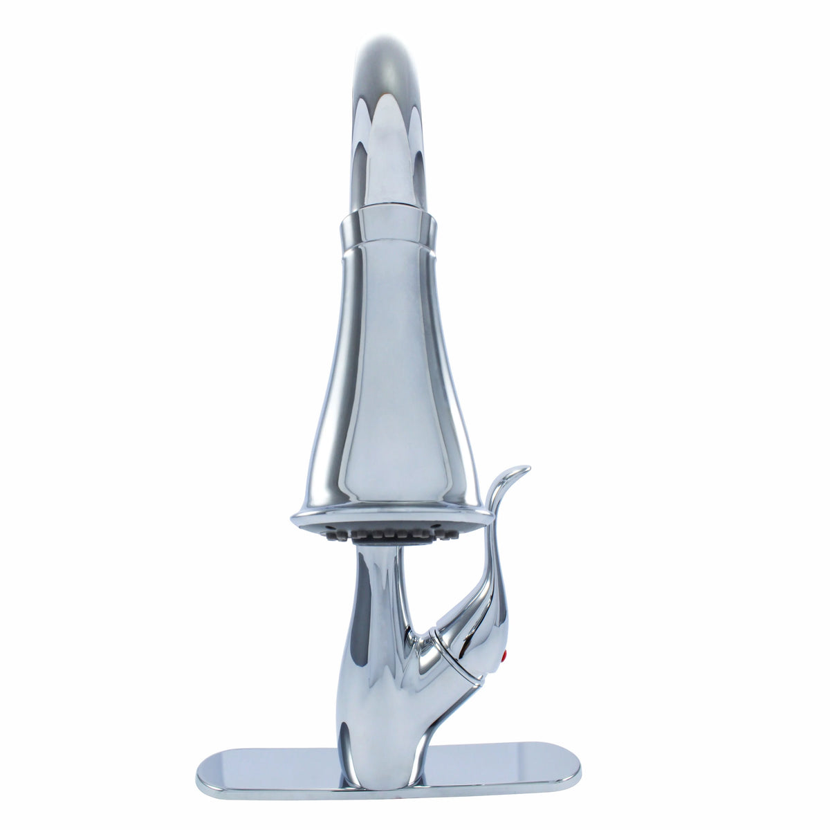 Single Handle Kitchen Sink Faucet with Pull Down Sprayer Chrome K424