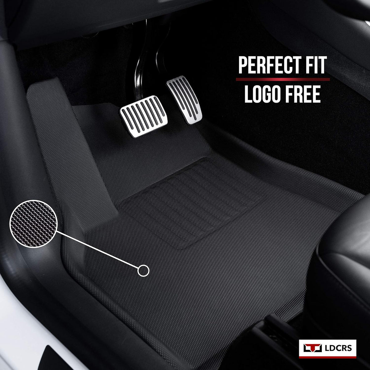 All Weather 3D Waterproof Non Slip Floor Liners Set of 3 V566194