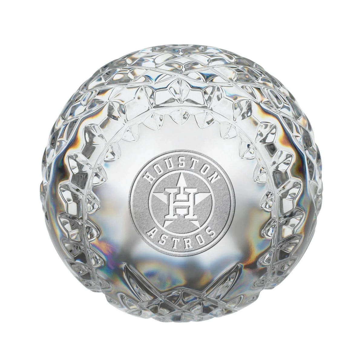 Astros MLB Baseball Paperweight Crystal X48459