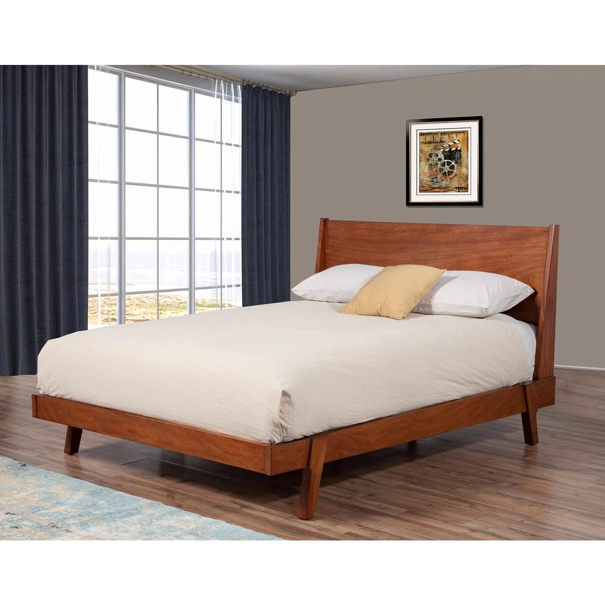 California King Wood Platform Bed F491700