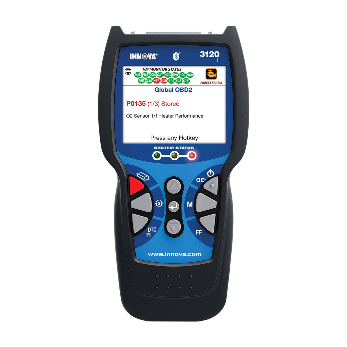 OBD2 Code Reader Scan Tool with ABS and Bluetooth P131197