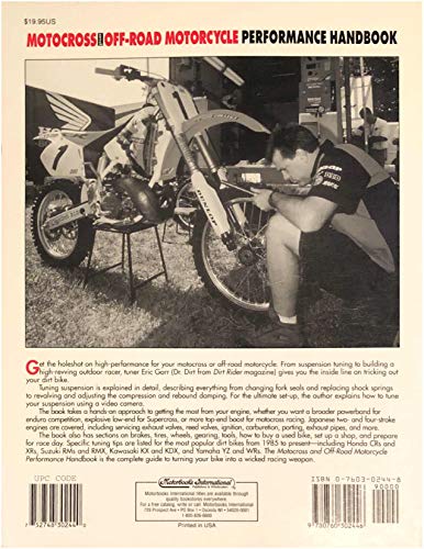 Motocross and Off-Road Motorcycle Handbook B677680