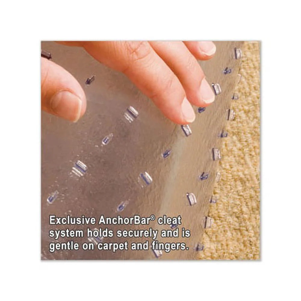 Clear Chair Mat for Medium Pile Carpet with Lip 45 x 53 R3537