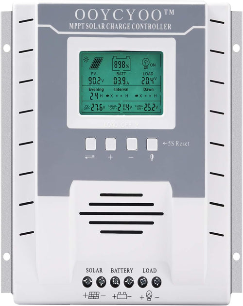100amp MPPT Solar Controller, 100V Input, LiFePO4 (Lead Acid AGM), 1300W / 2600w (12V / 24V) X313