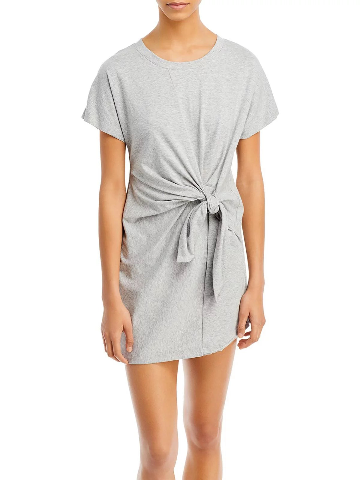 Knotted T-Shirt Dress Q8788