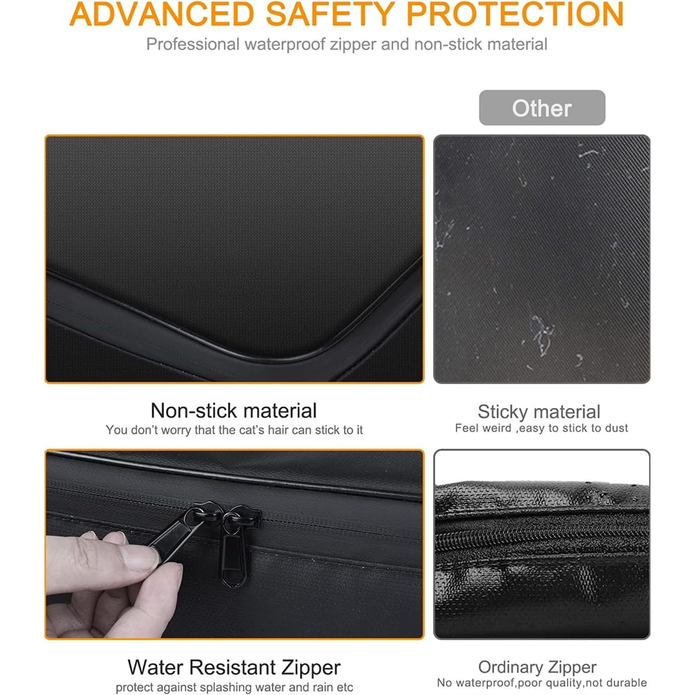 Fireproof Waterproof Document Organizer Box with Lock G976