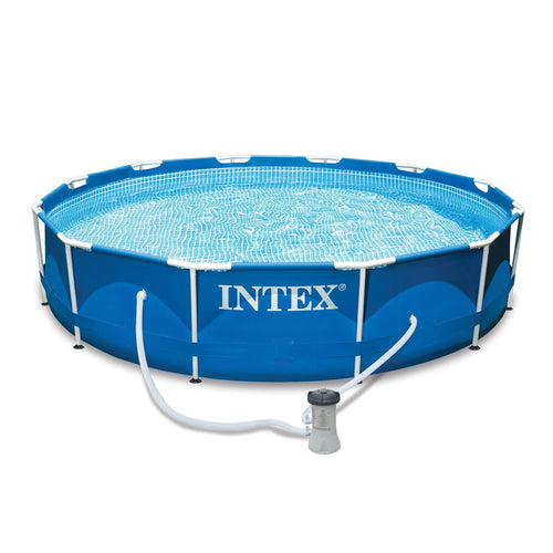 12 x 2.5 Foot Metal Frame Above Ground Pool L9487
