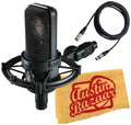 Side Address Cardioid Condenser Microphone with Boom Mic Stand and XLR Cable P553