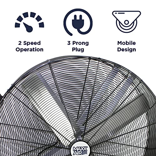 42" High Velocity Industrial Belt Drive Barrel Fan C297